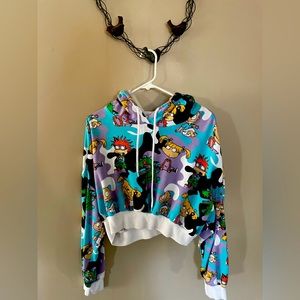 RUGRATS CROPPED HOODIE